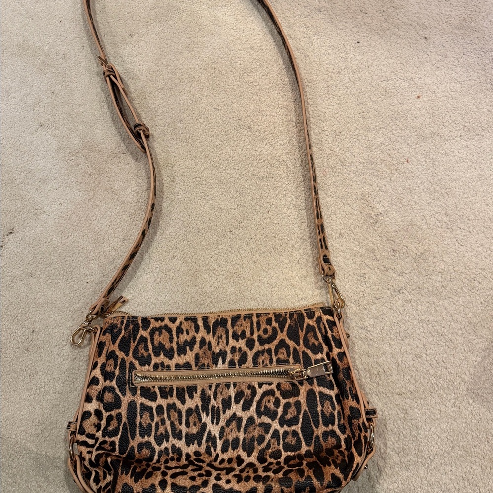 Leopard Print Crossbody Bag